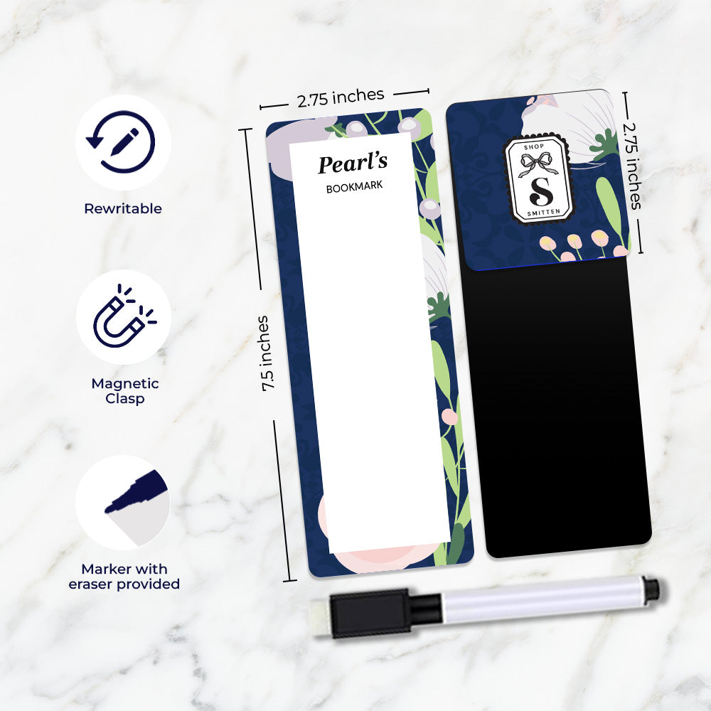 Personalised Rewritable Magnetic Bookmark - Collection 1