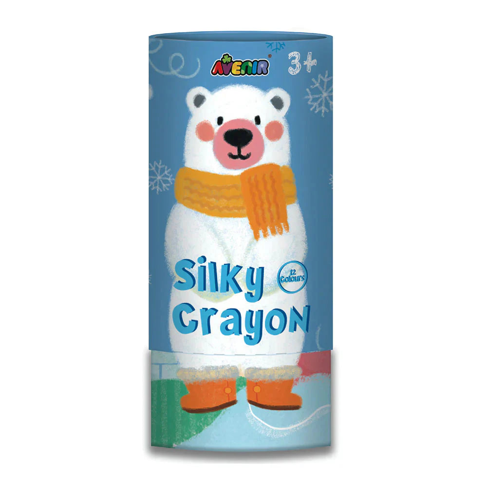Avenir Silky Crayon -12 Colours-Arts & Crafts-Avenir-Toycra