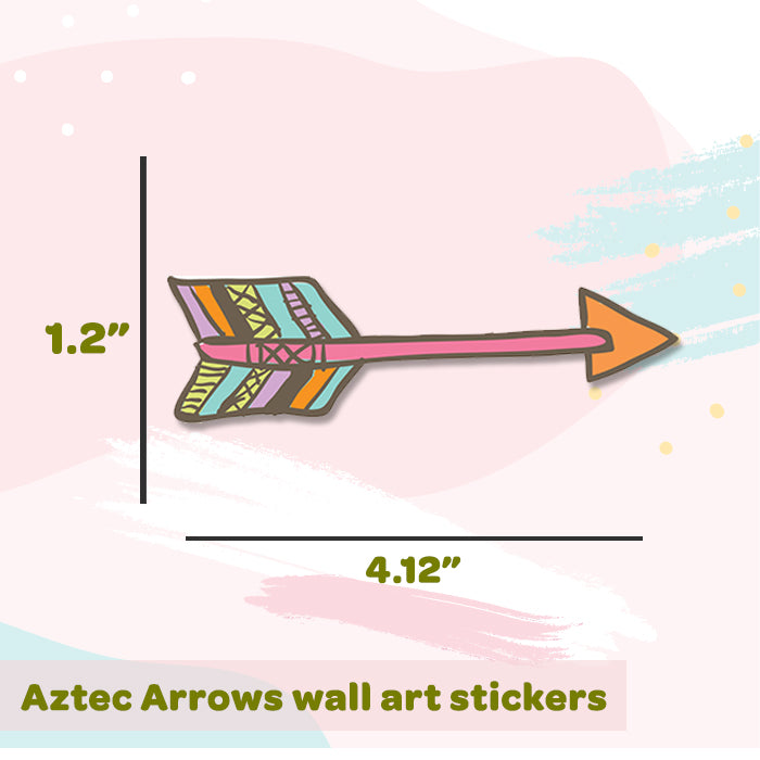 Aztec Arrows Mini Wall Art Stickers