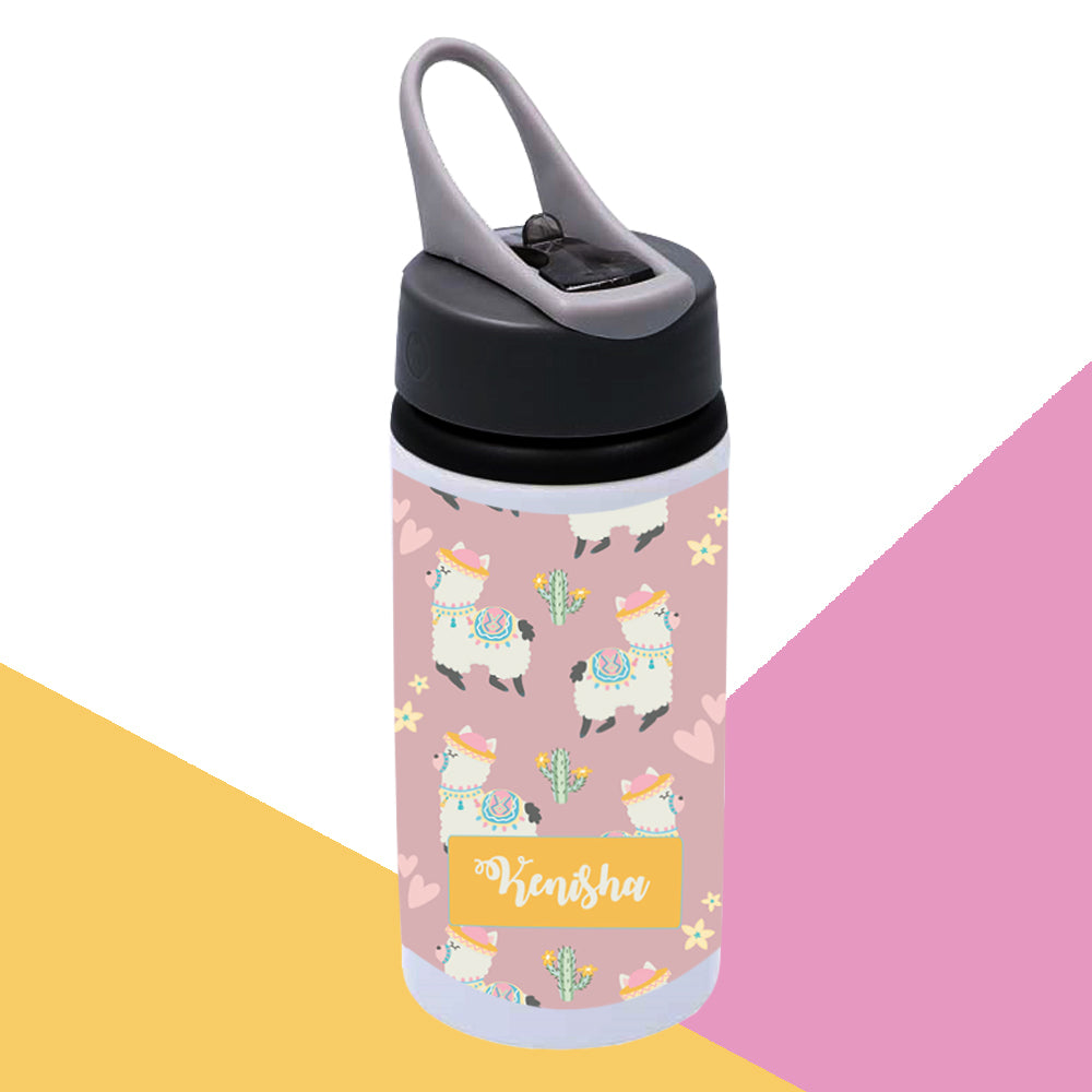 Personalised Sipper Bottle- Llama