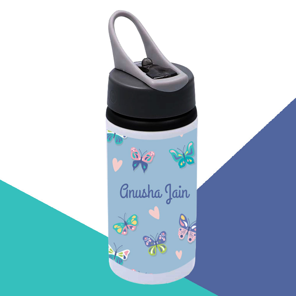 Personalised Sipper Bottle- Butterfly