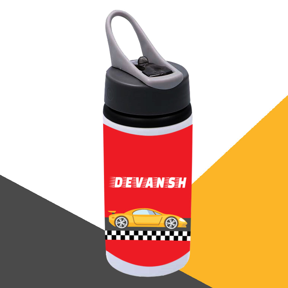 Personalised Sipper Bottle-Car Racer