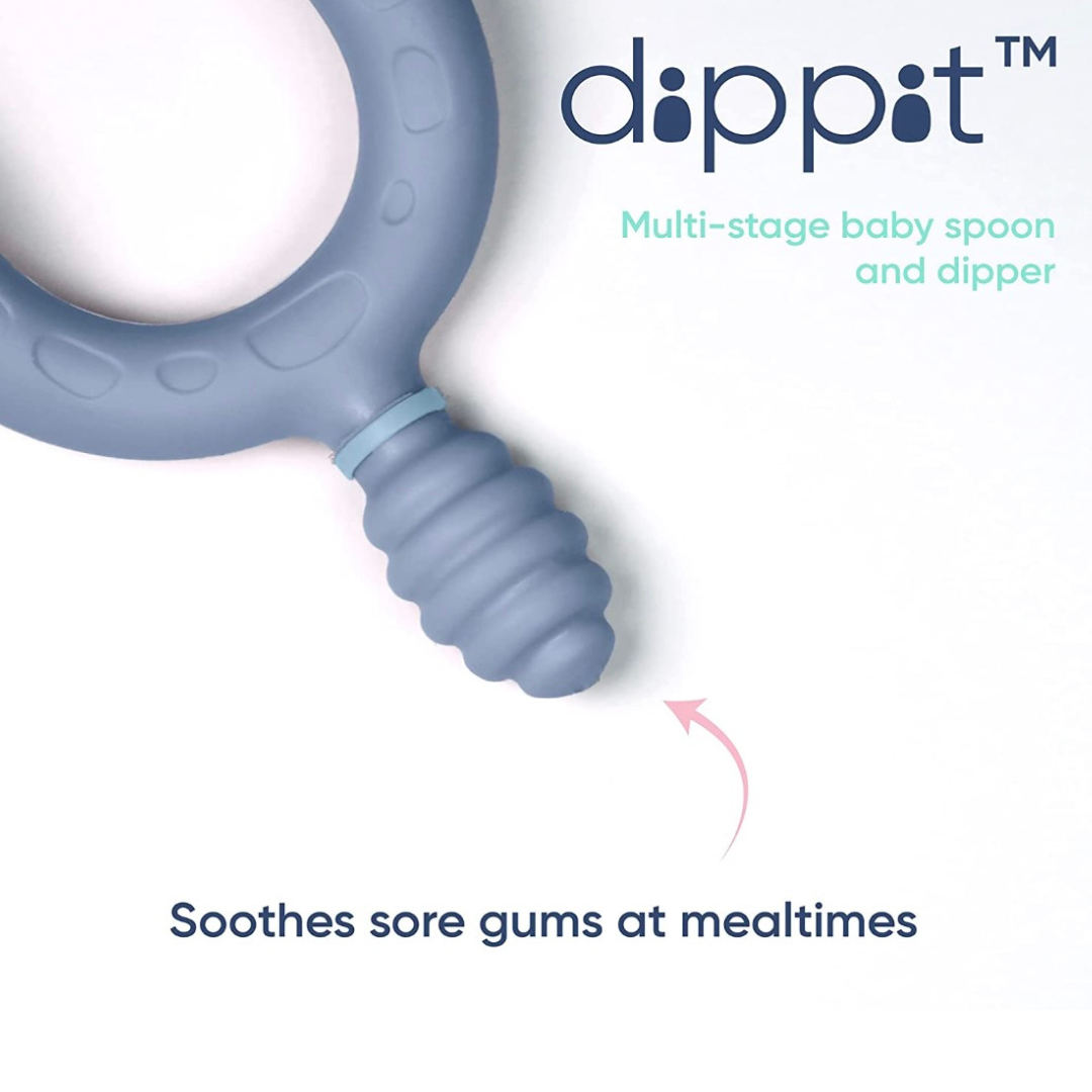 Bibado Dippit™ Multi stage Baby Weaning Spoon and Dipper - Pack of 2