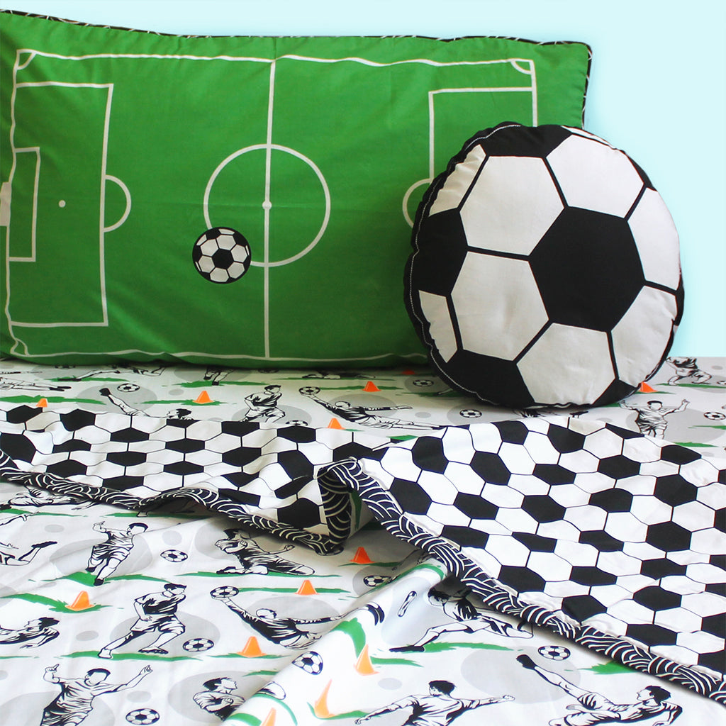 Football Fever Single Bedsheet Bundle Of Joy