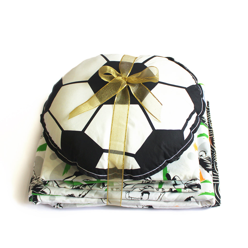 Football Fever Single Bedsheet Bundle Of Joy