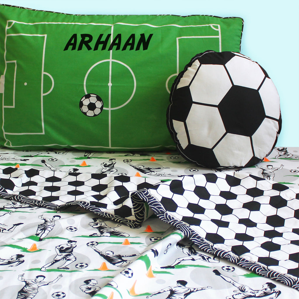 Football Fever Single Bedsheet Bundle Of Joy