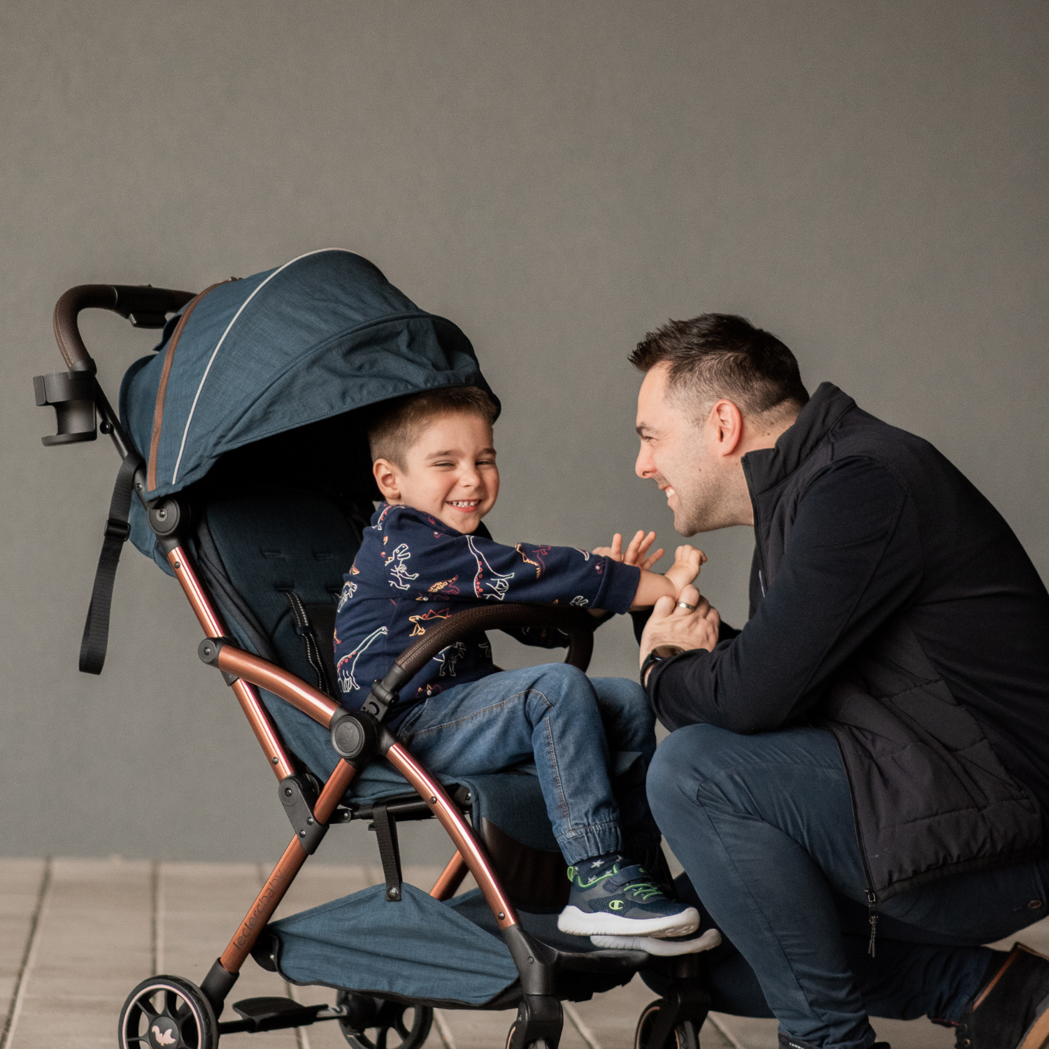 Leclercbaby Combo Influencer Air Denim Blue (Stroller + Luxury Organiser)