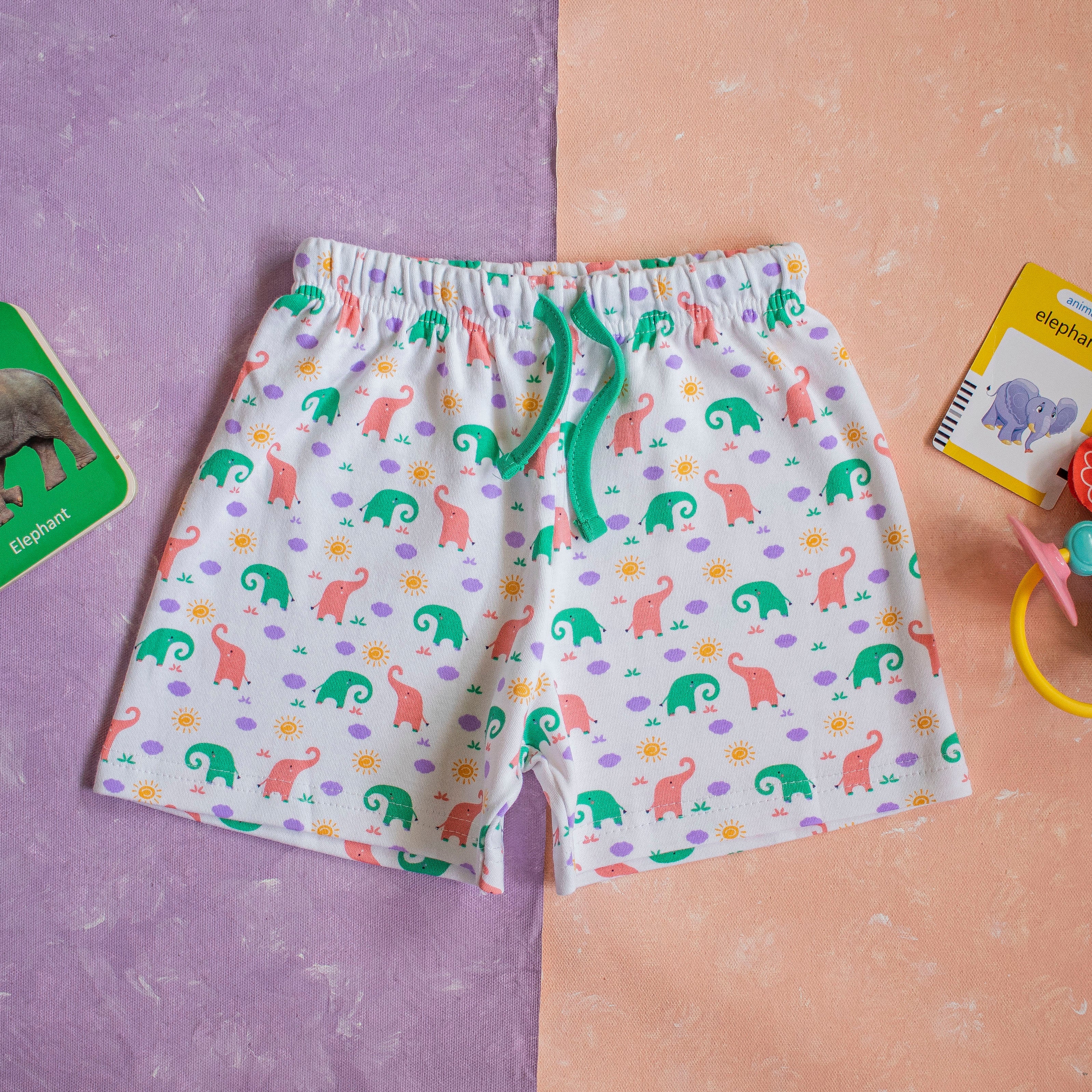 Elephant T-Shirt With Shorts