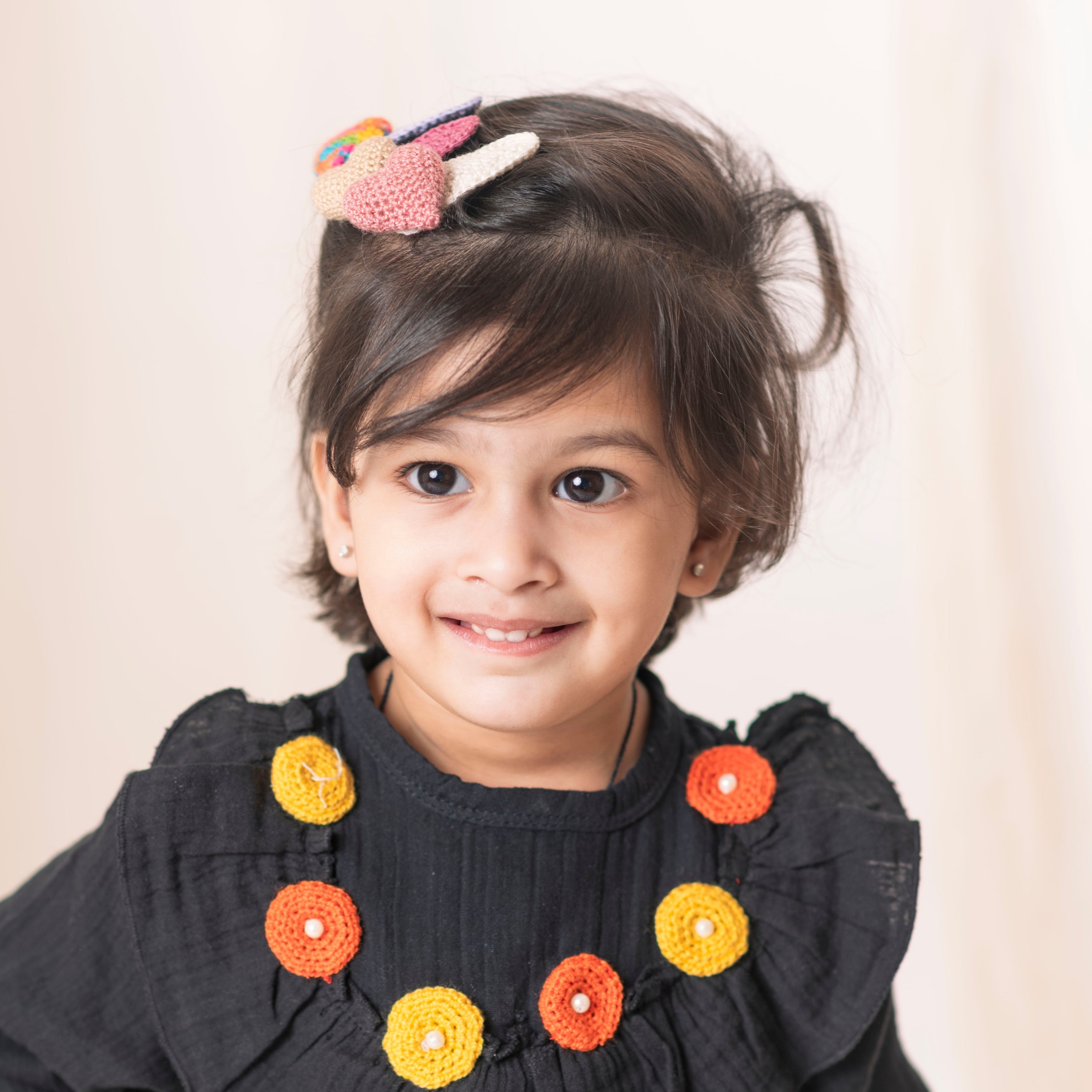 Organic Cotton Muslin Black Dress
