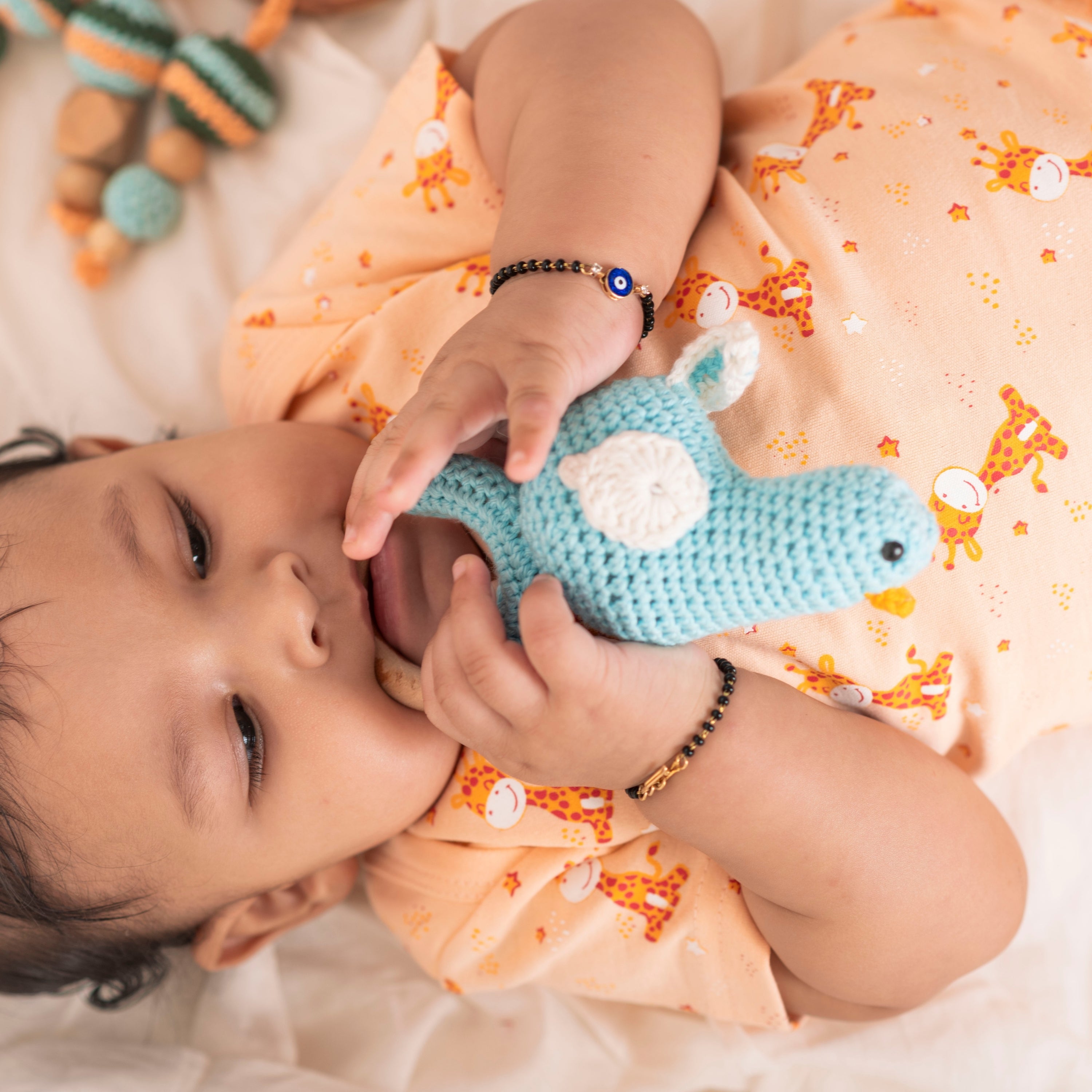 Neem Wood Bird Rattle And Teether
