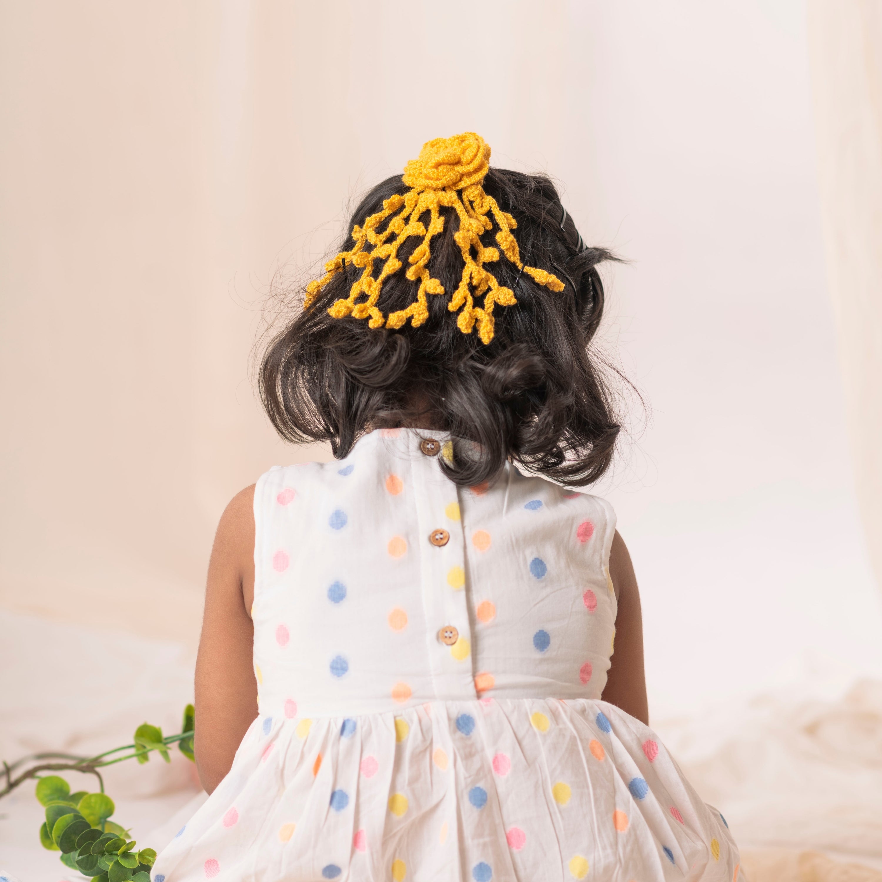 Love Live Laugh - Long Flower Hanging Clip/ Heart Clip
