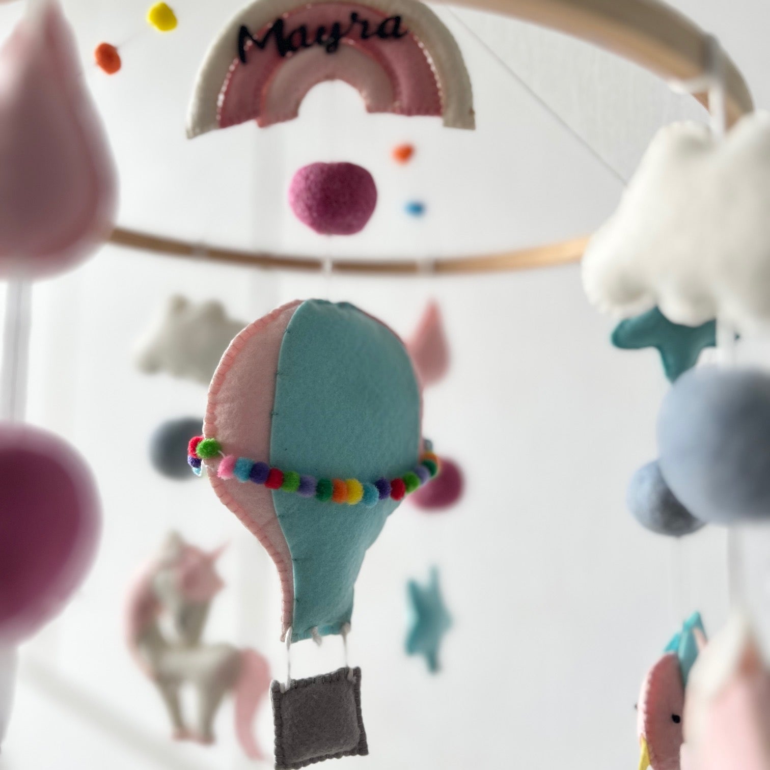 Cot / Crib Mobile - Personalised