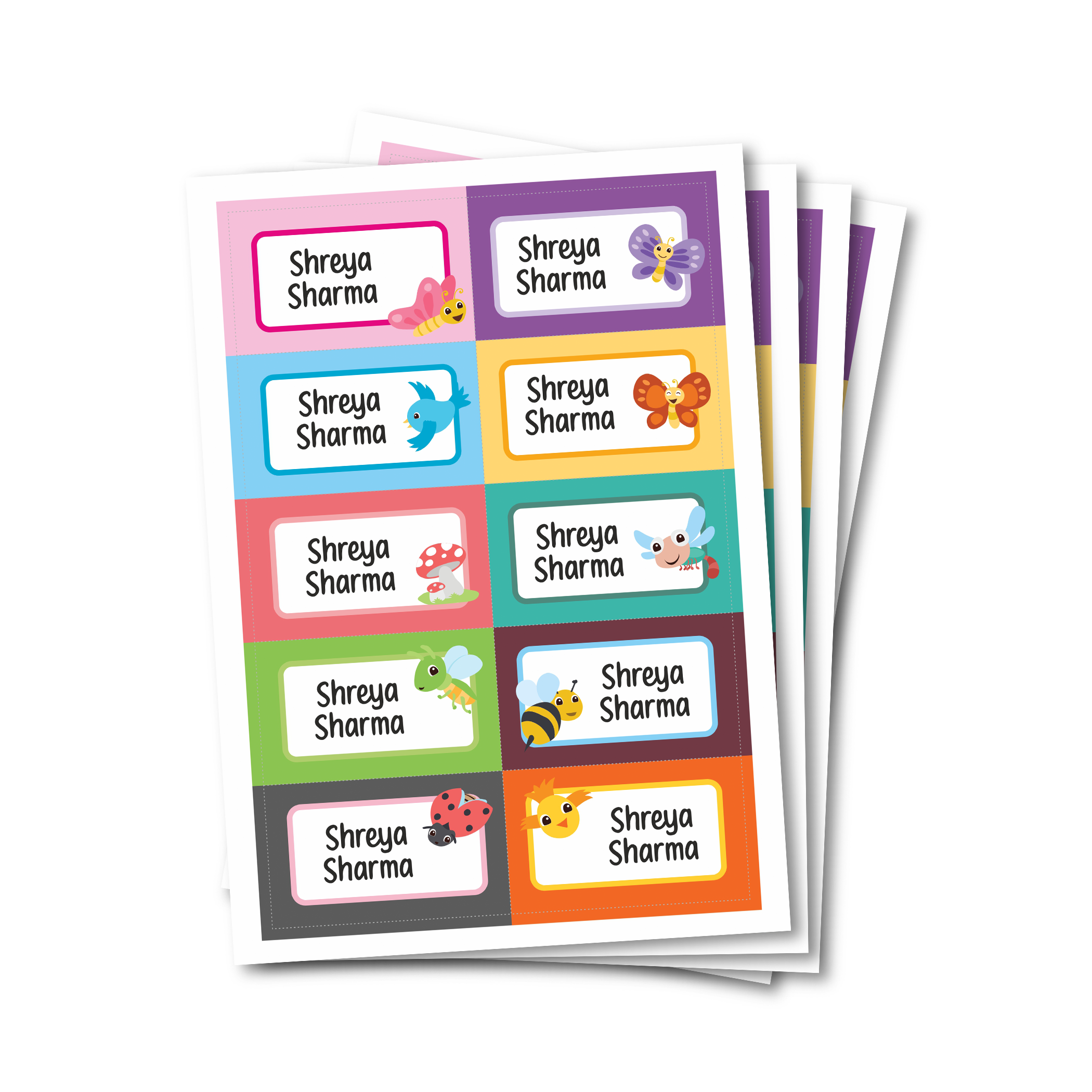 Waterproof Labels - Birds (Set Of 40)