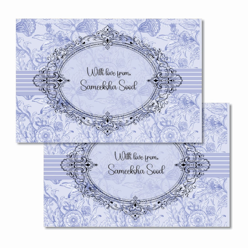 Gift Tags Rectangle - Blue Serenity - image 1
