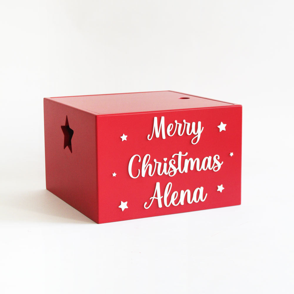 Merry Christmas Star Box