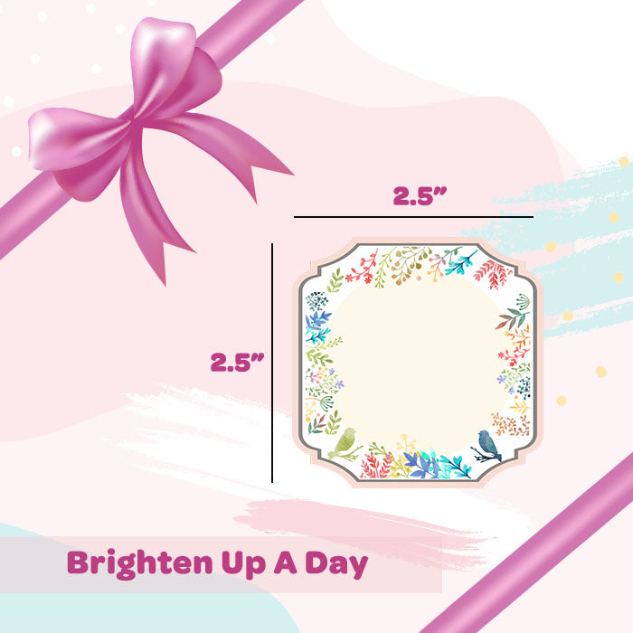 Personalised Gift Sticker - Brighten Up A Day - Set of 60