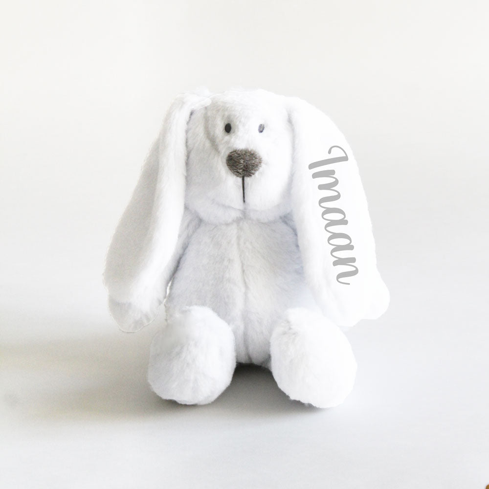 Personalised Name Bunny - Grey
