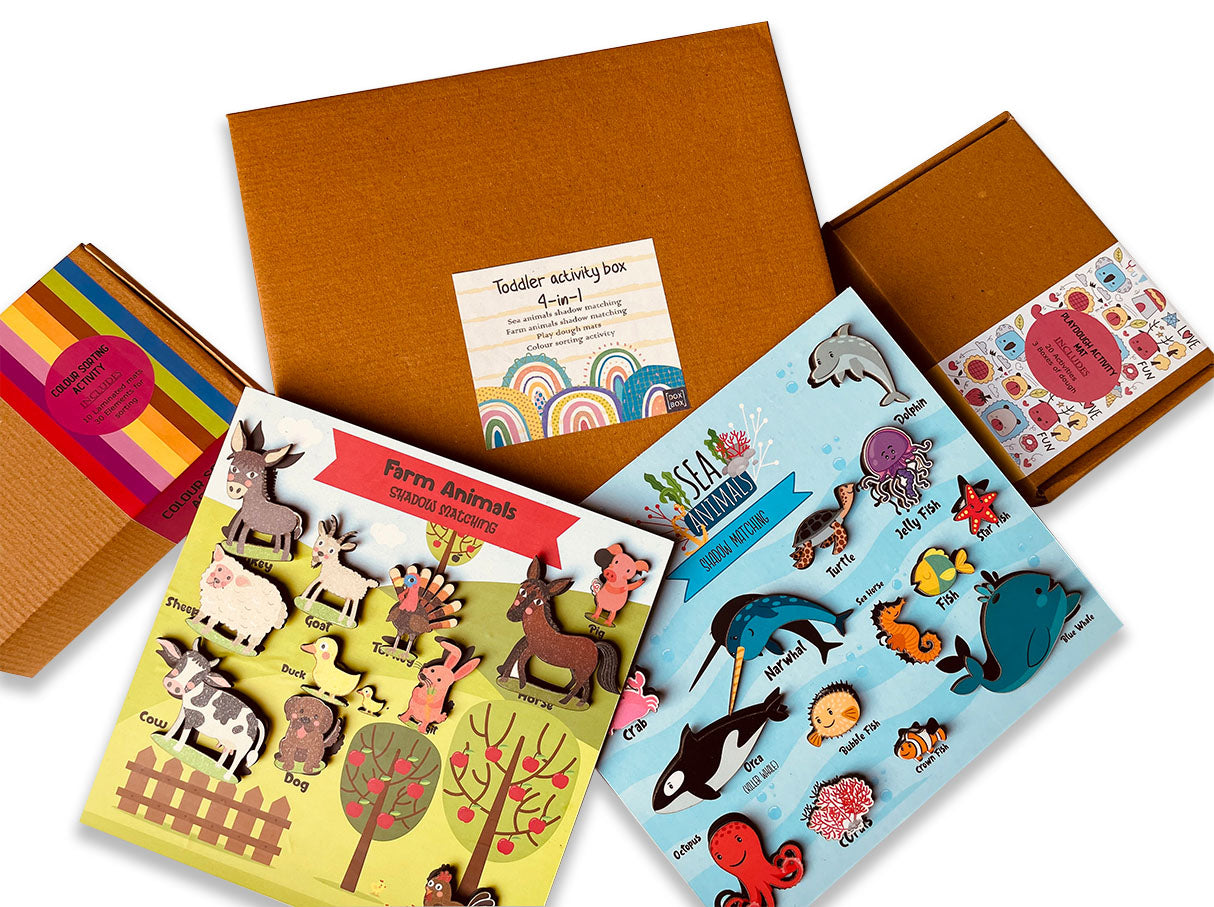 Toddler Activity Kit - Set of 4 activities
