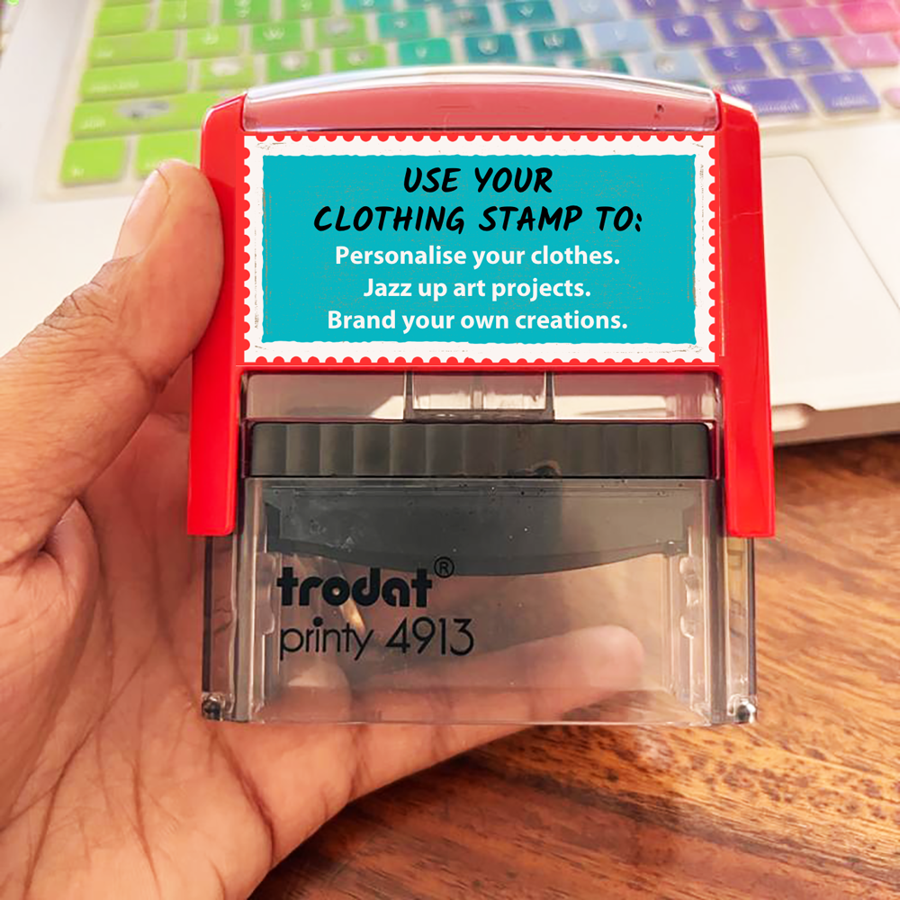 Personalised Clothing Name Stamp for Kids