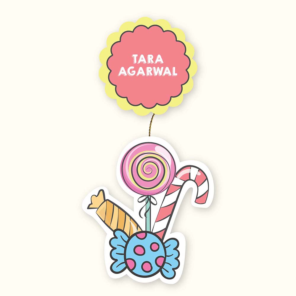 Hanging Tags Set of 25 - Candy Land