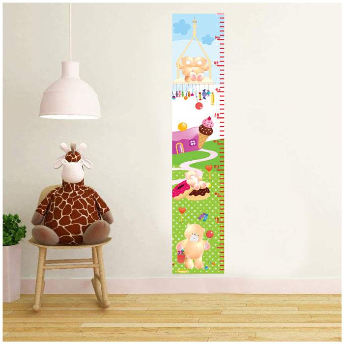 Candyland Height Chart Wall Sticker