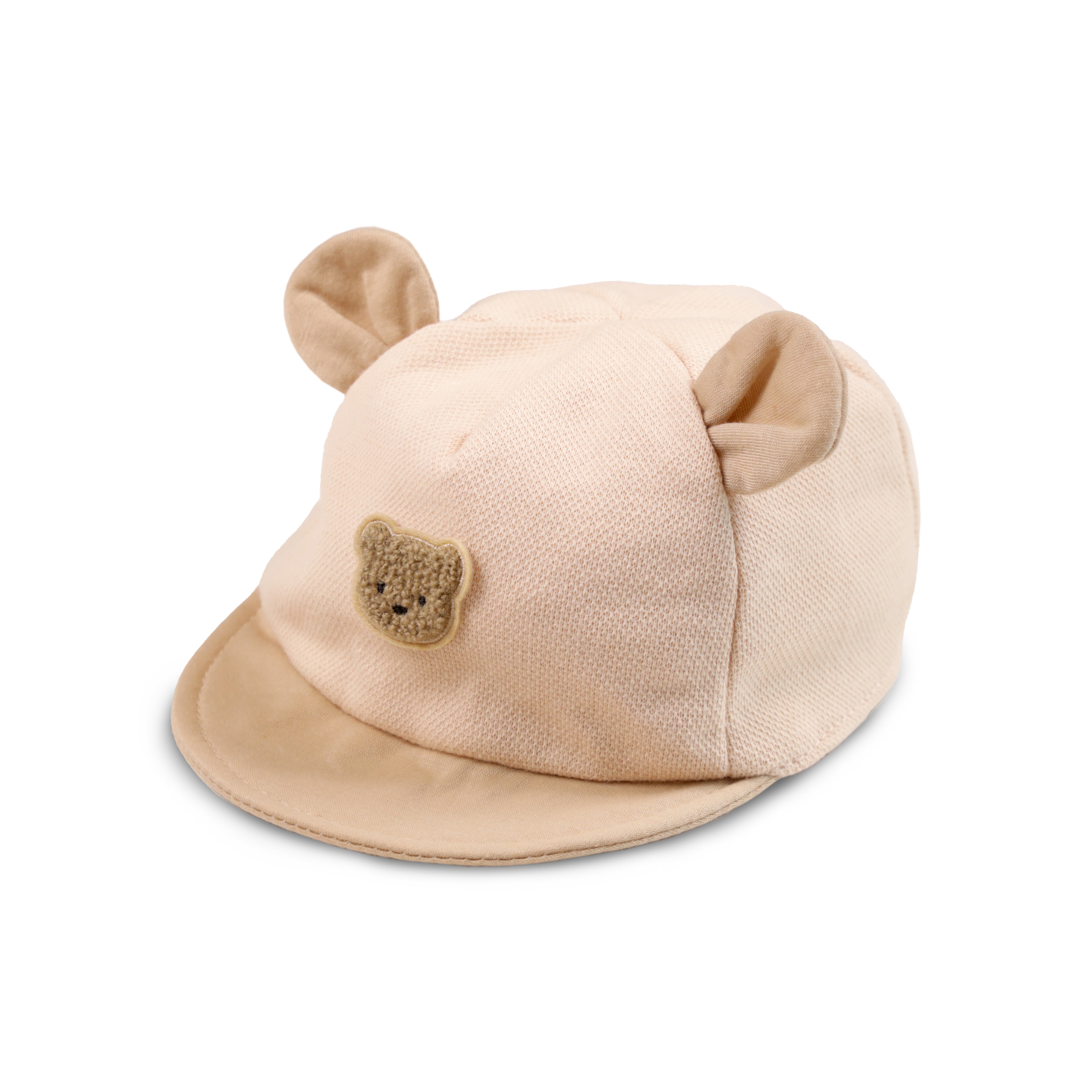 Little Cream Bear Cap
