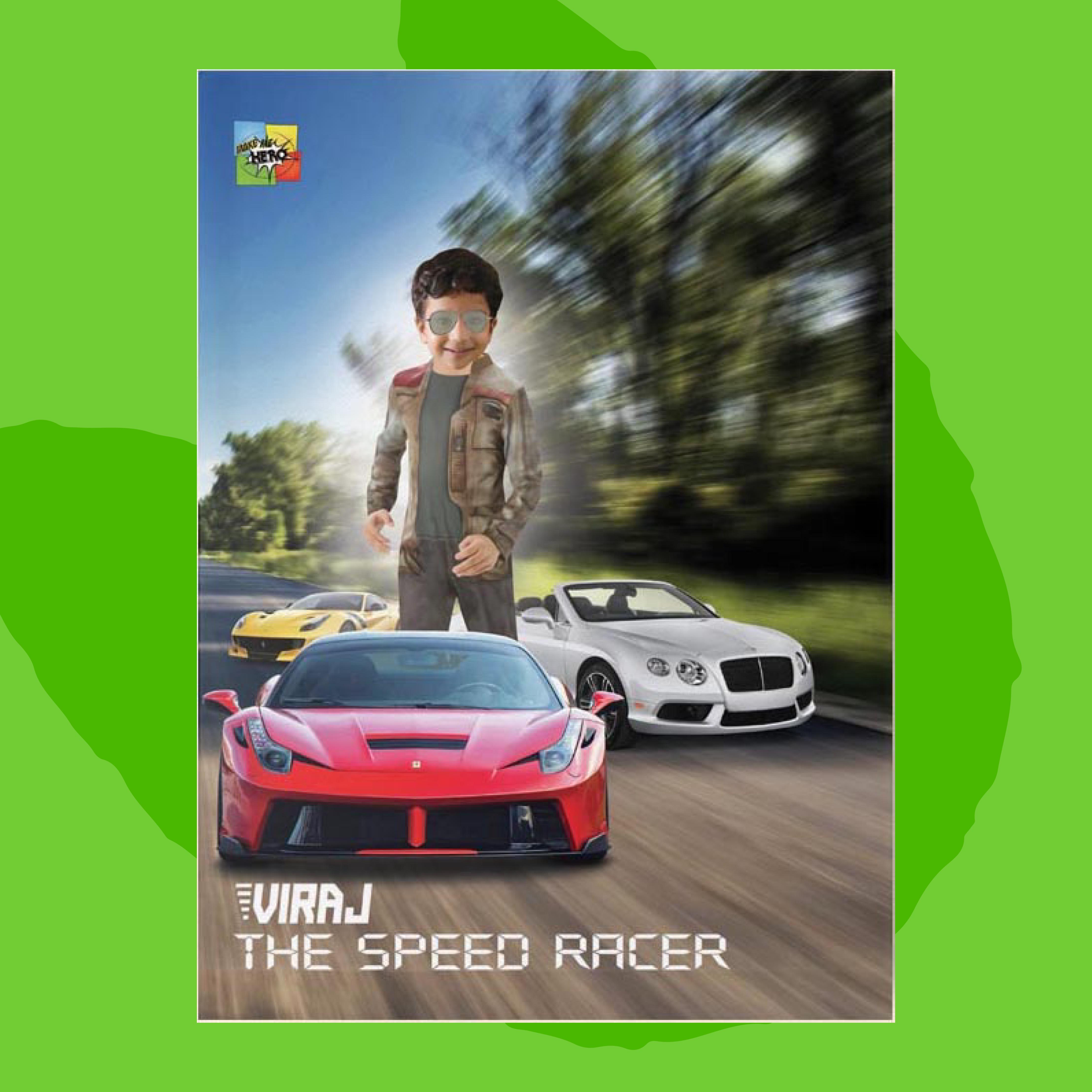 Personalised Story Book The Speed Racer (Boys)