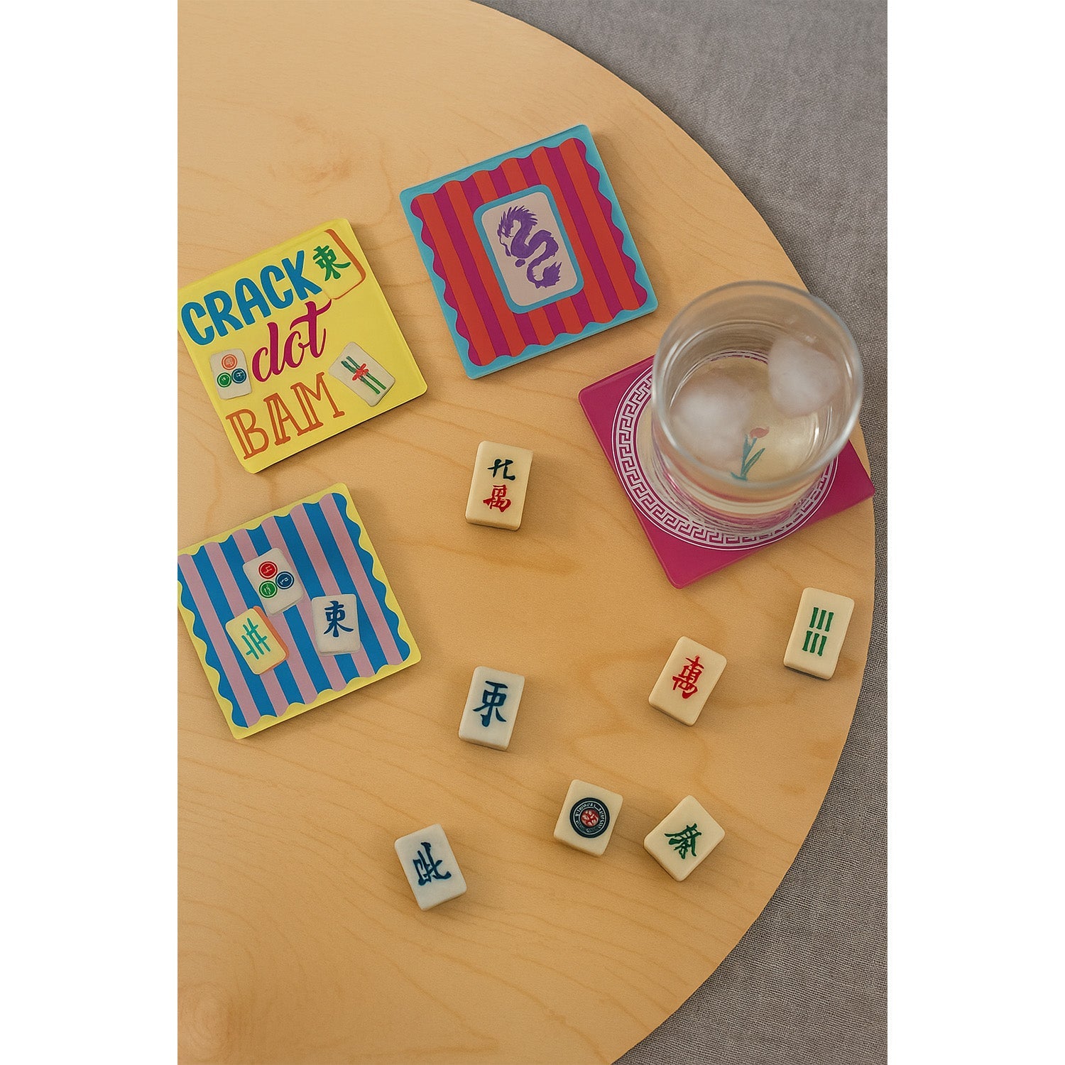 Mahjong - Coaster Set of 4