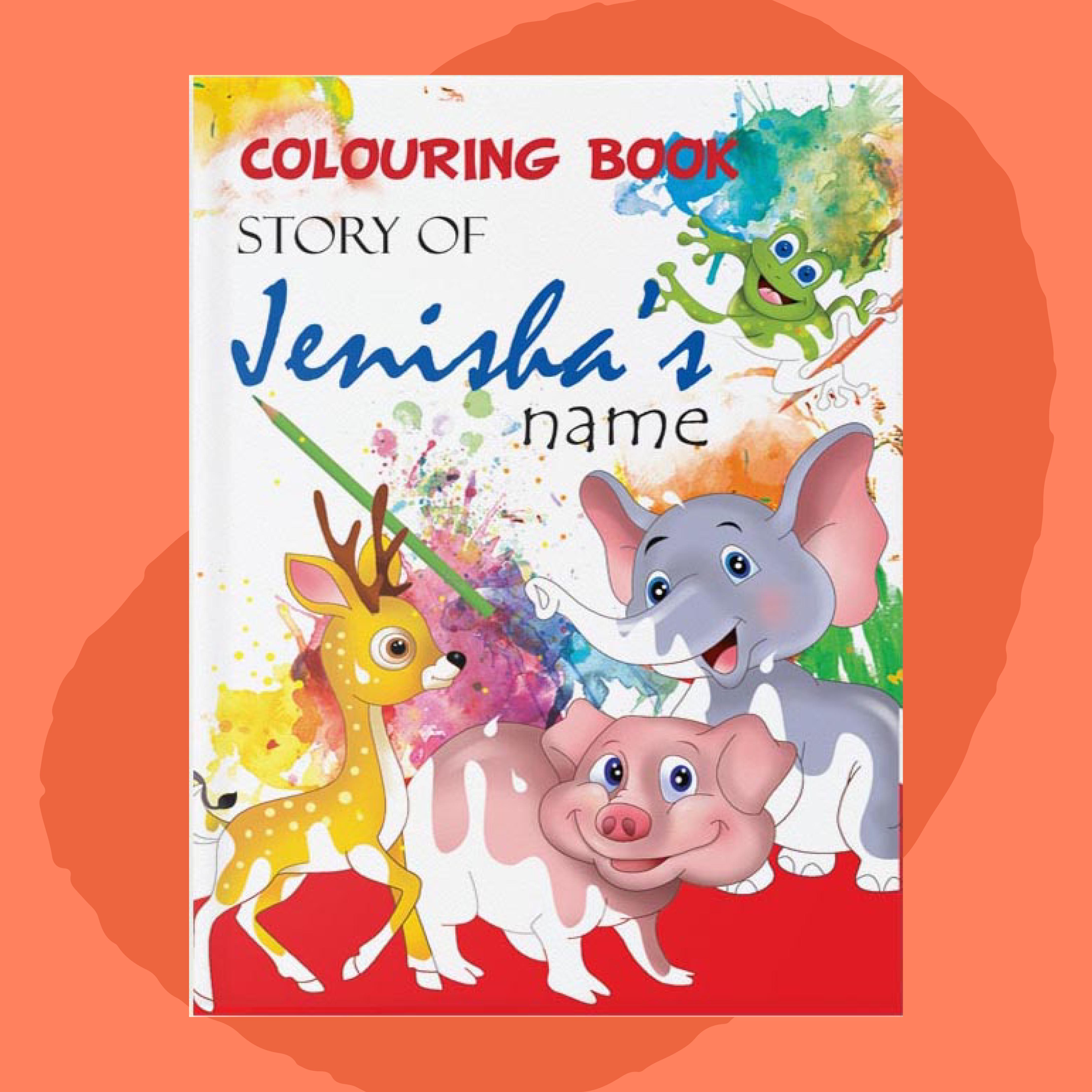 Personalised Colouring Book