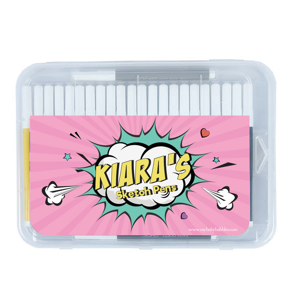 Personalised Aqua Sketch Pens