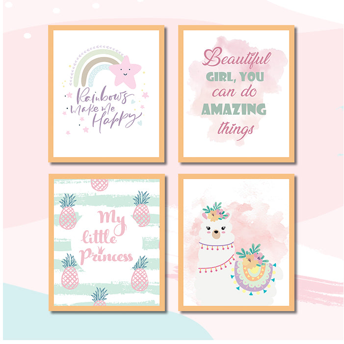 Cool Frames Wall Art (Set of 4)