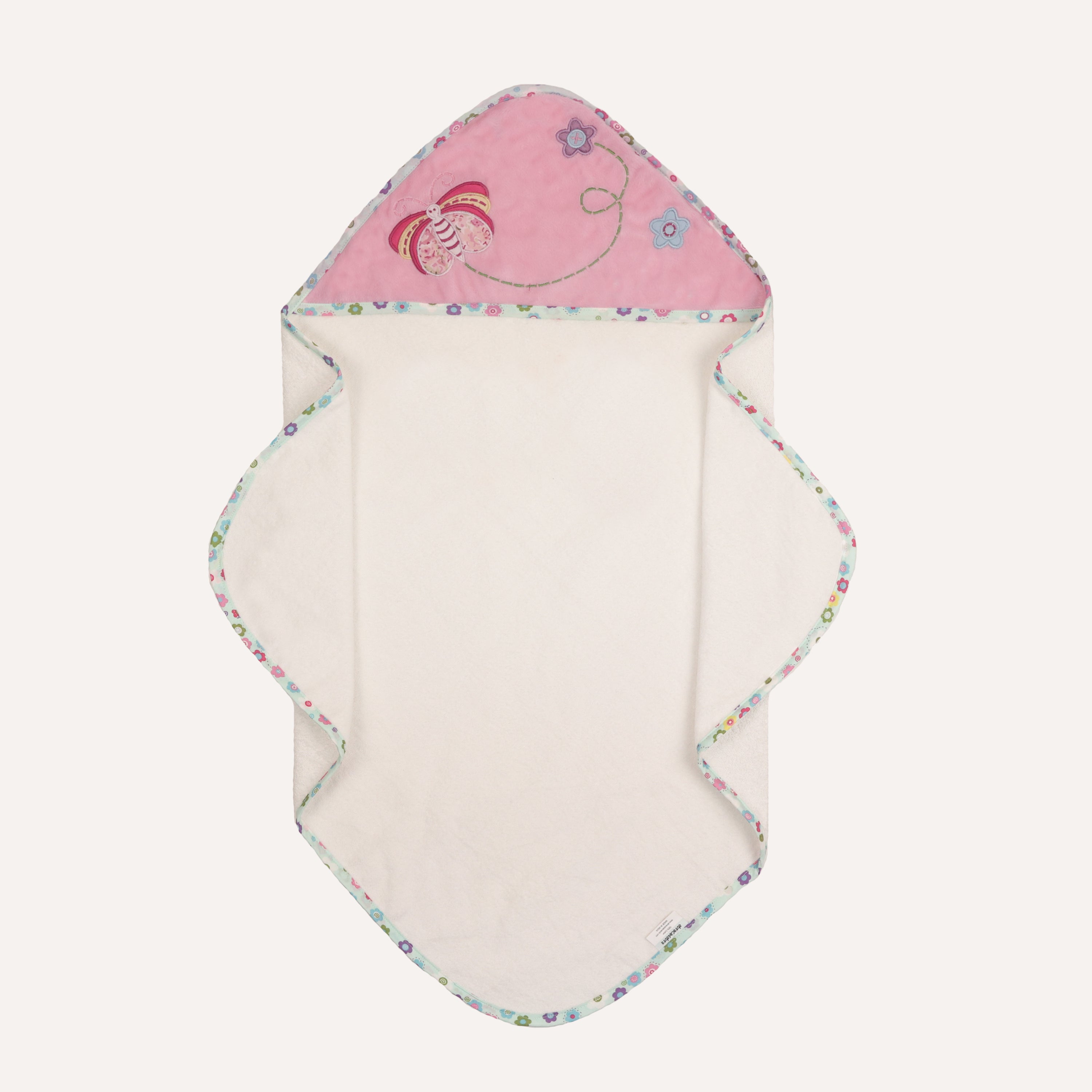 Abracadabra Hooded Towel With 2 Face Washers - Papillon