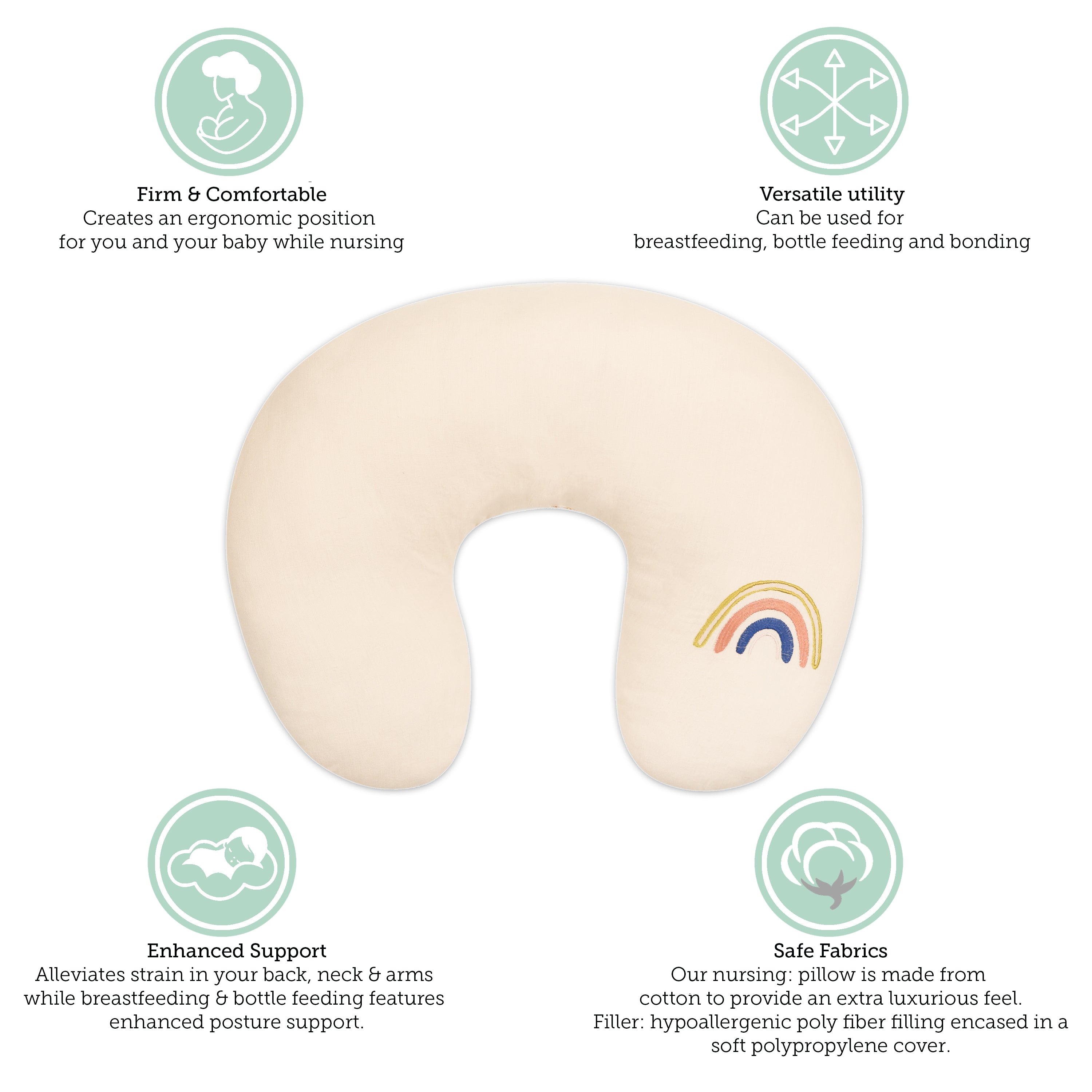 Abracadabra Nursing Pillow - Rainbow
