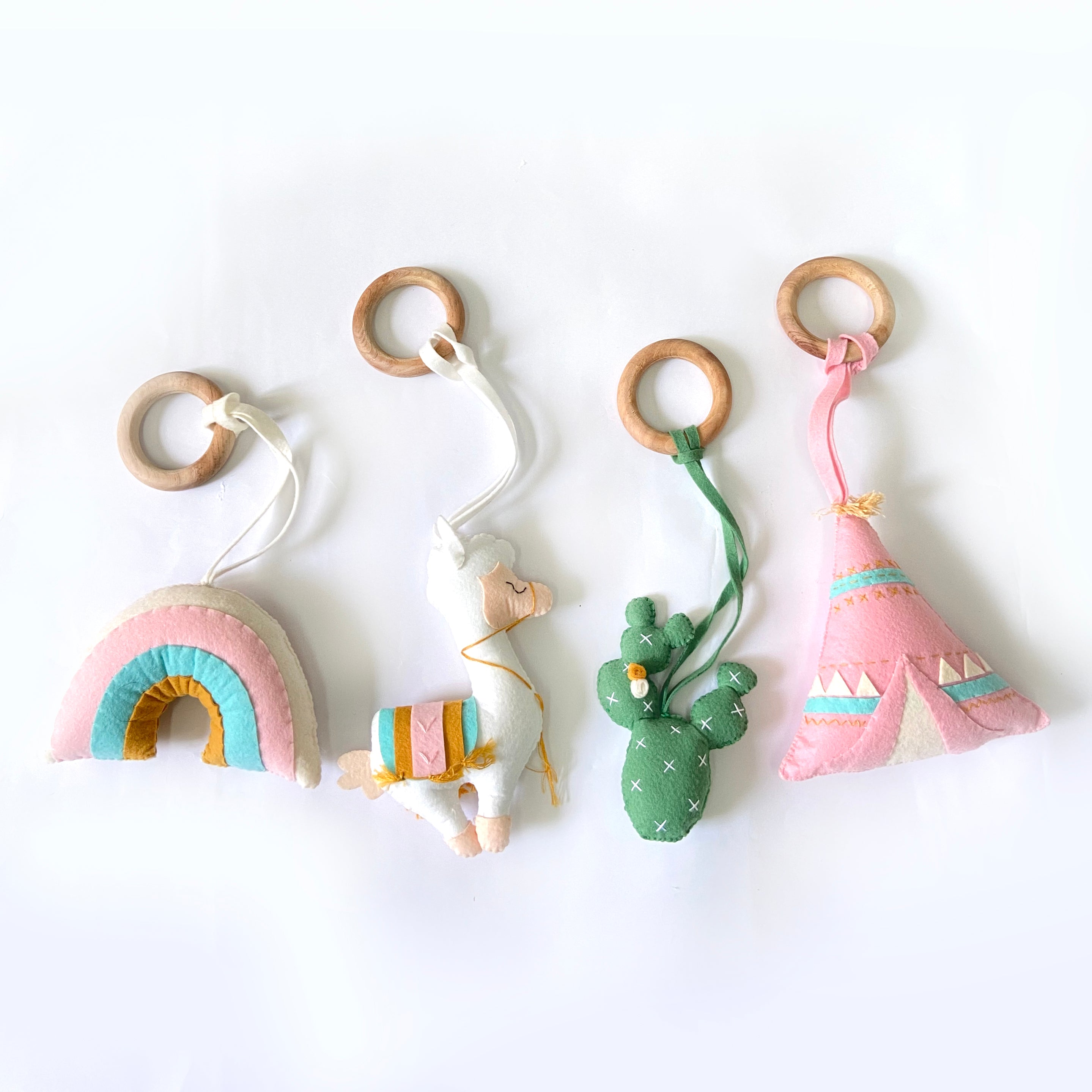 Little Llama - Baby Play Gym Hanging Toys Set