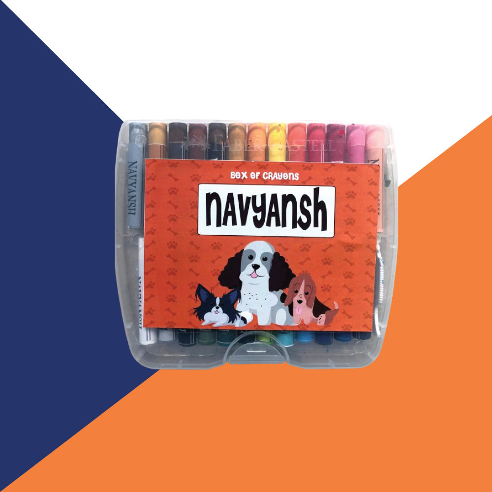 Personalised Crayons Box