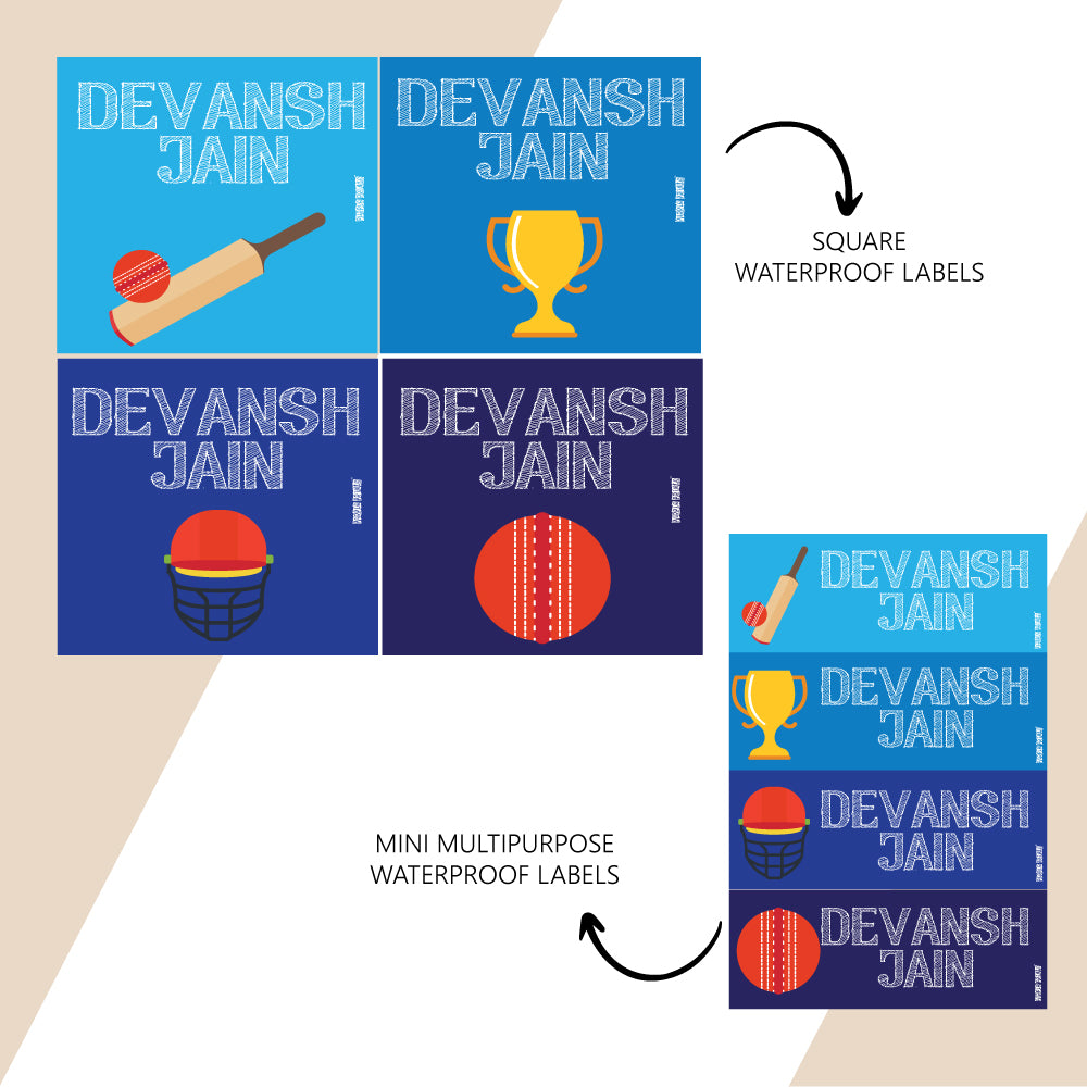 Waterproof Name Stickers