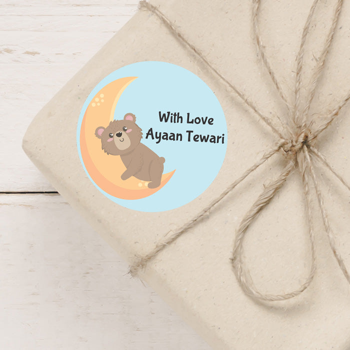 Personalised Gift Sticker - Cute Animals Assorted - Set of 60