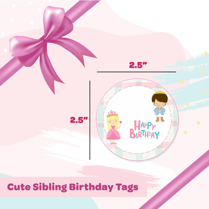 Personalised Gift Sticker - Cute Sibling - Set of 60