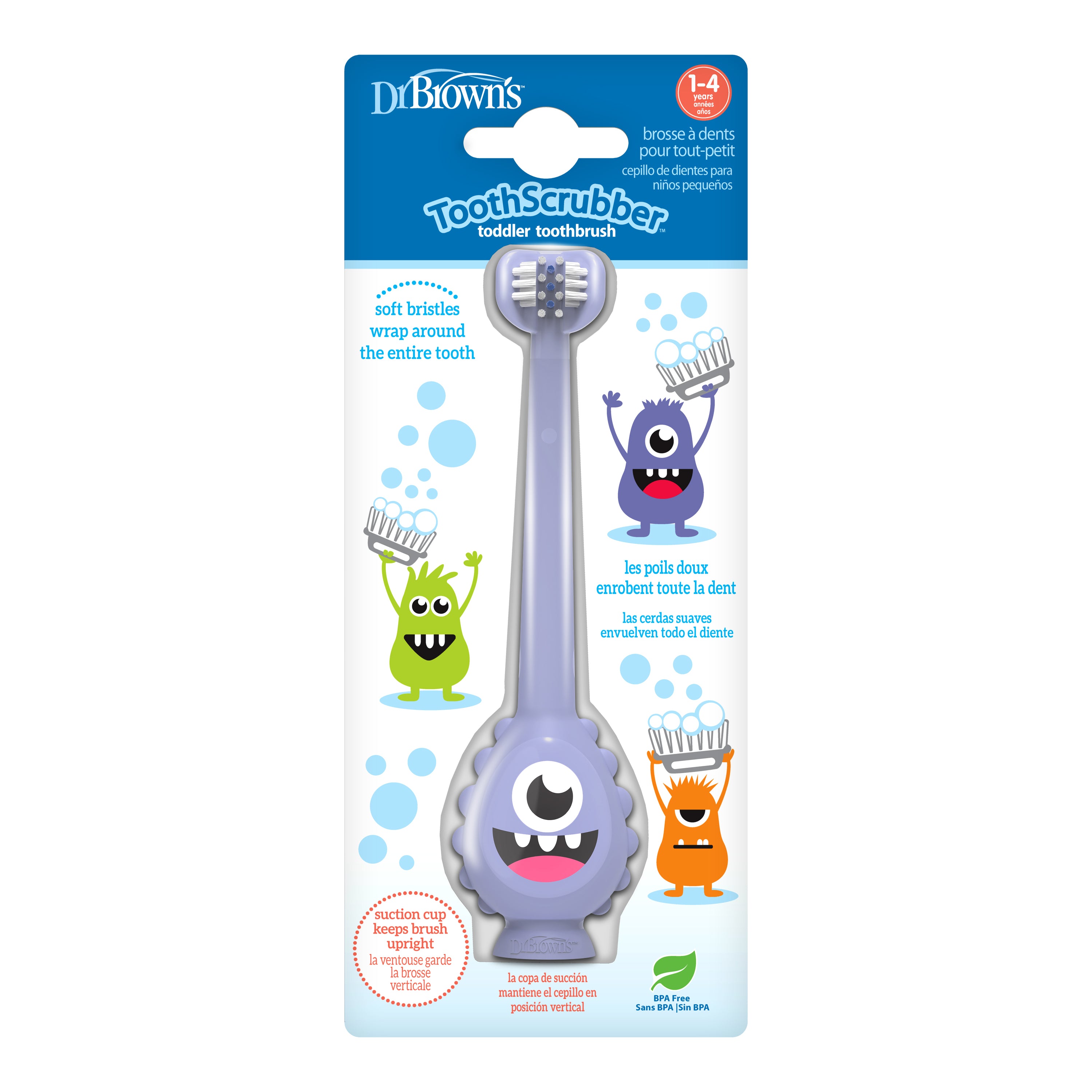 Dr. Brown's Toothscrubber Toddler Toothbrush