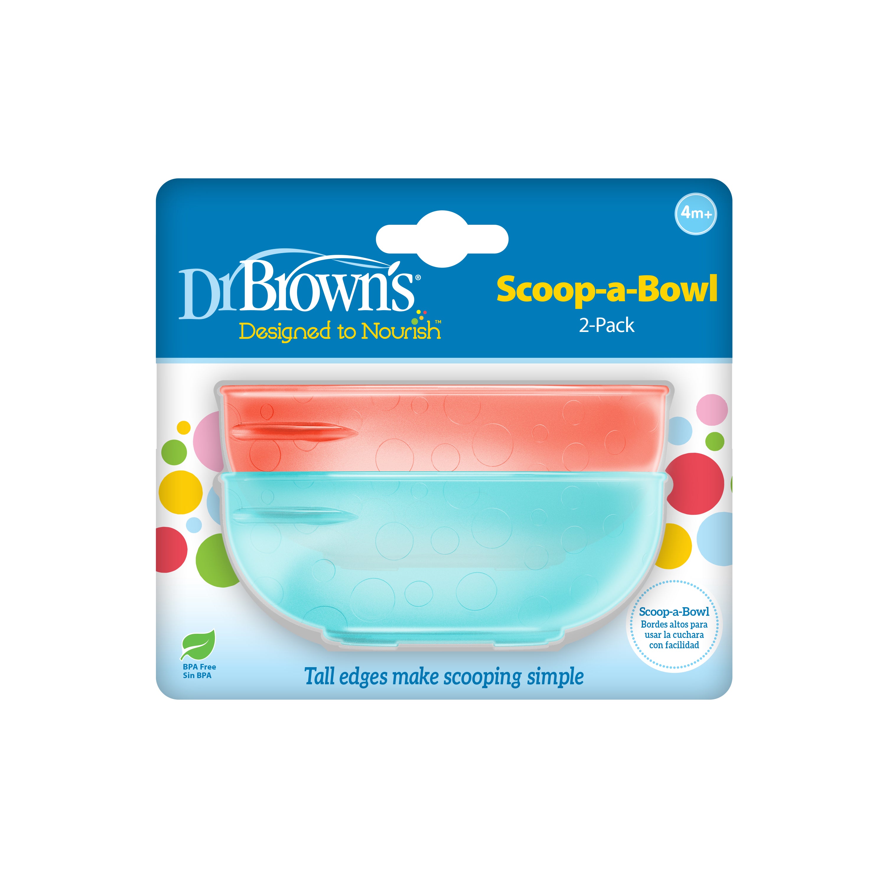 Dr. Brown's Toddler Tumblers 4-Pack Scoop - Abowl, 2-Pack