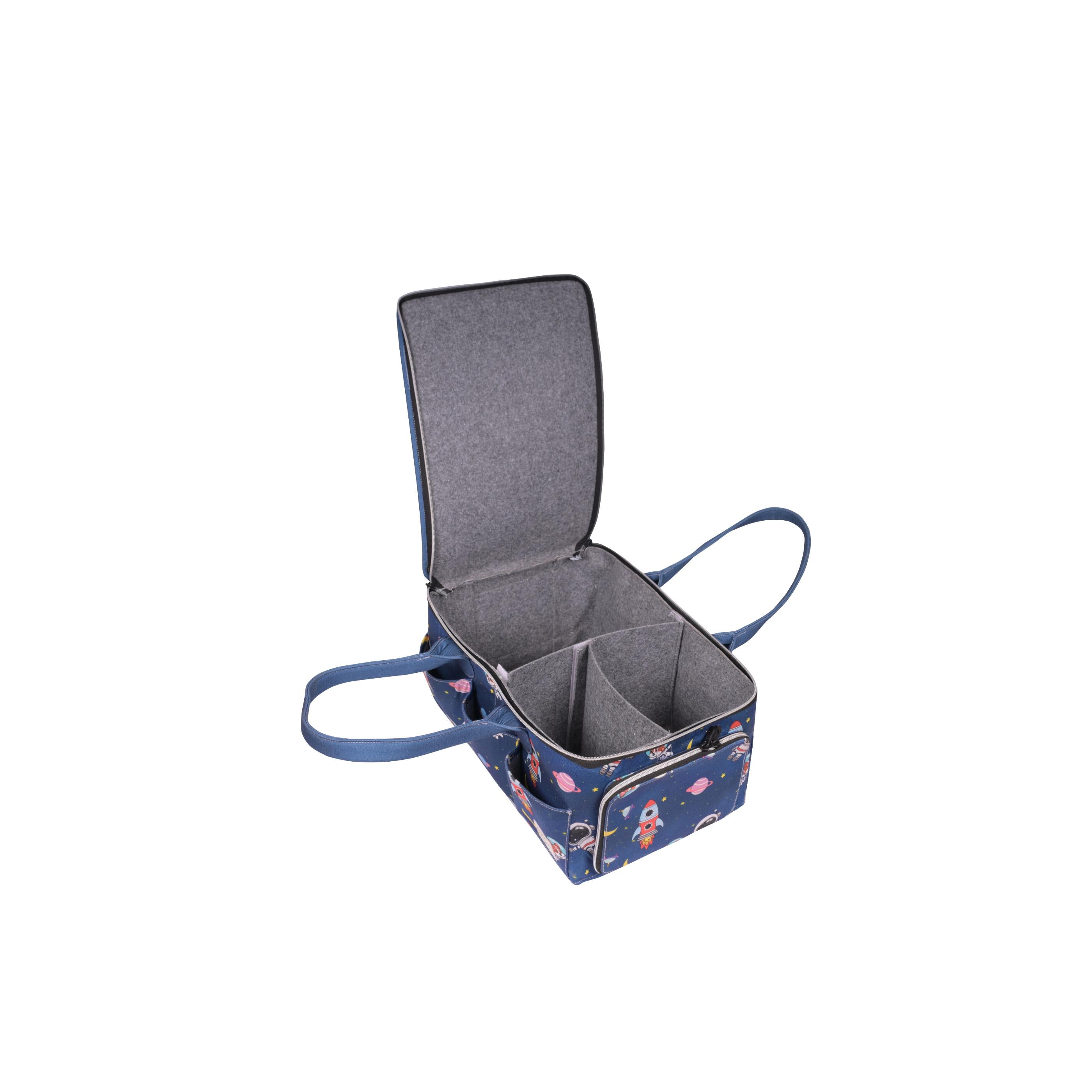 Junior All in One Personalised Zipper Diaper Caddy