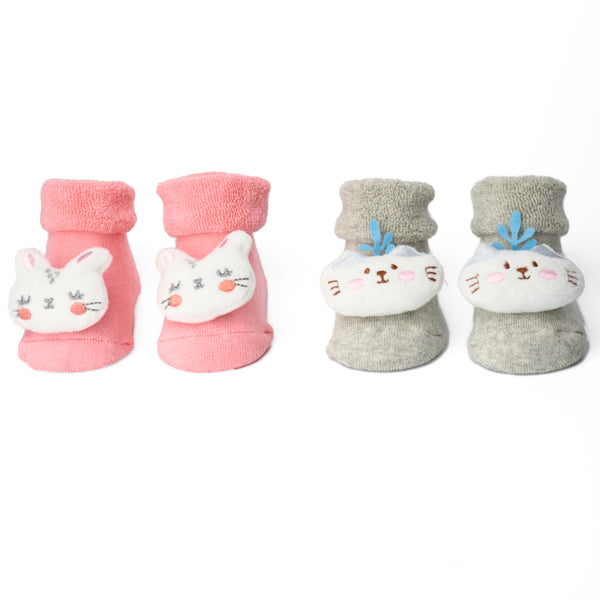 Flop Hop 3D Socks - Pack of 2