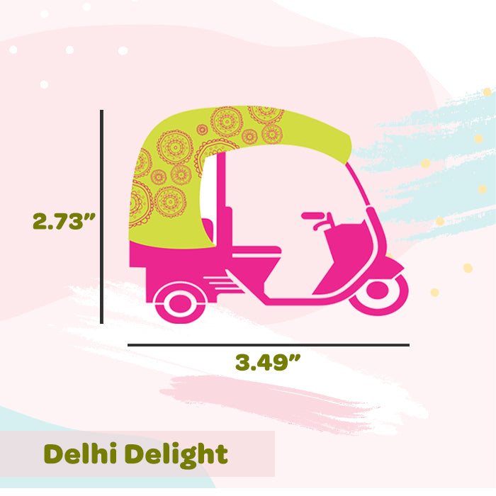 Delhi Delight Mini Wall Art Stickers