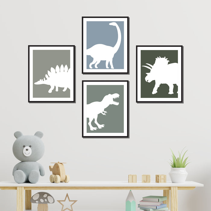 Dinosaurs Wall Art (Set of 4)