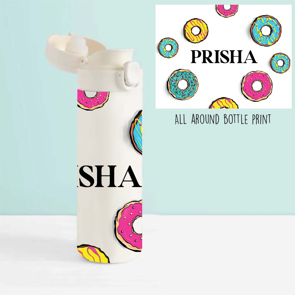 Insulated Water Bottle - Donut Love
