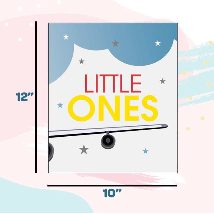 Dream Big Aeroplane Canvas For Wall (Set of 3)