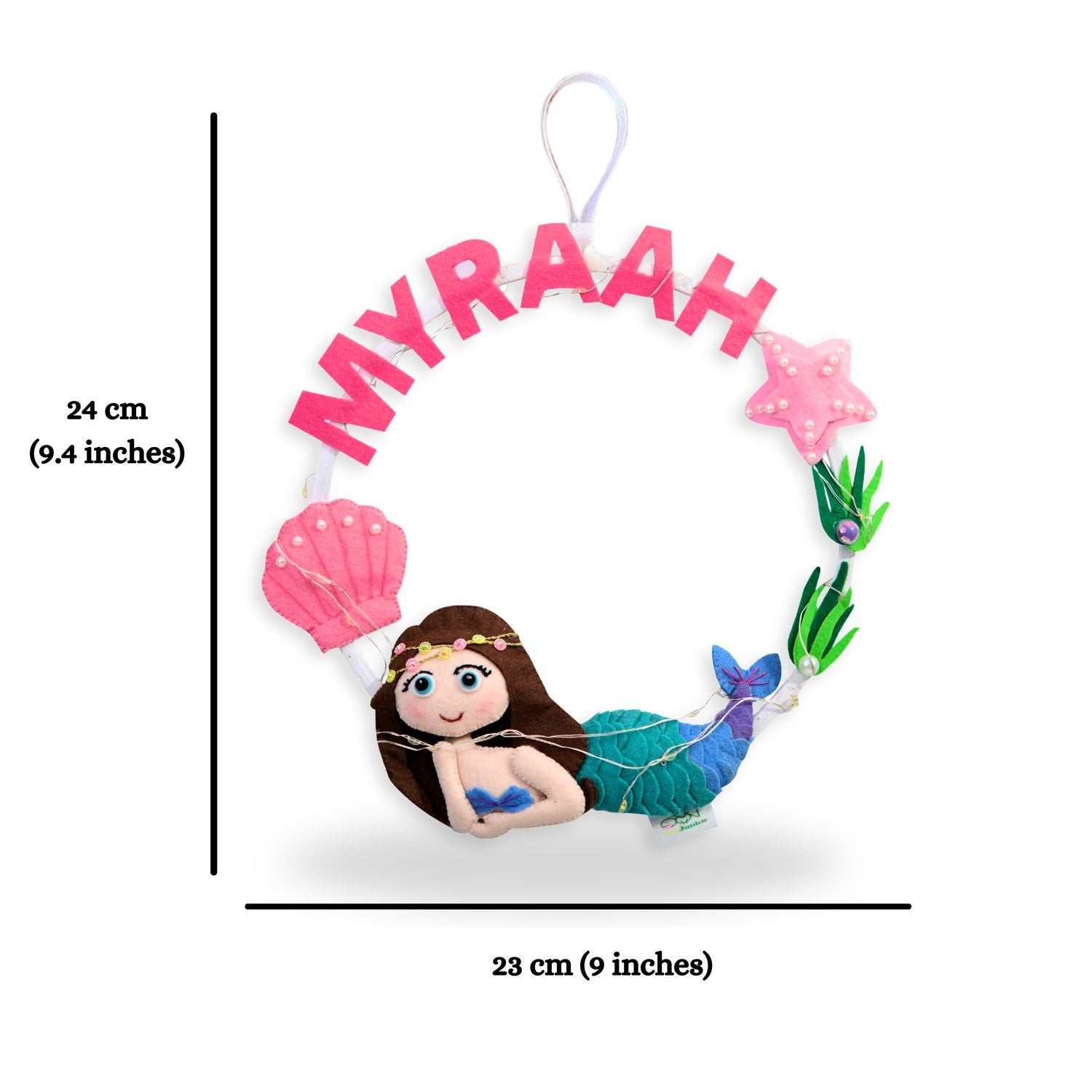 Junior Mystique Mermaid Magic Personalised Mini Hoop