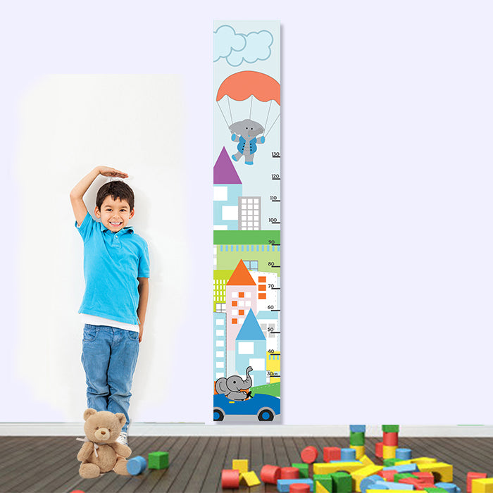 Elle In The City Height Chart Wall Sticker