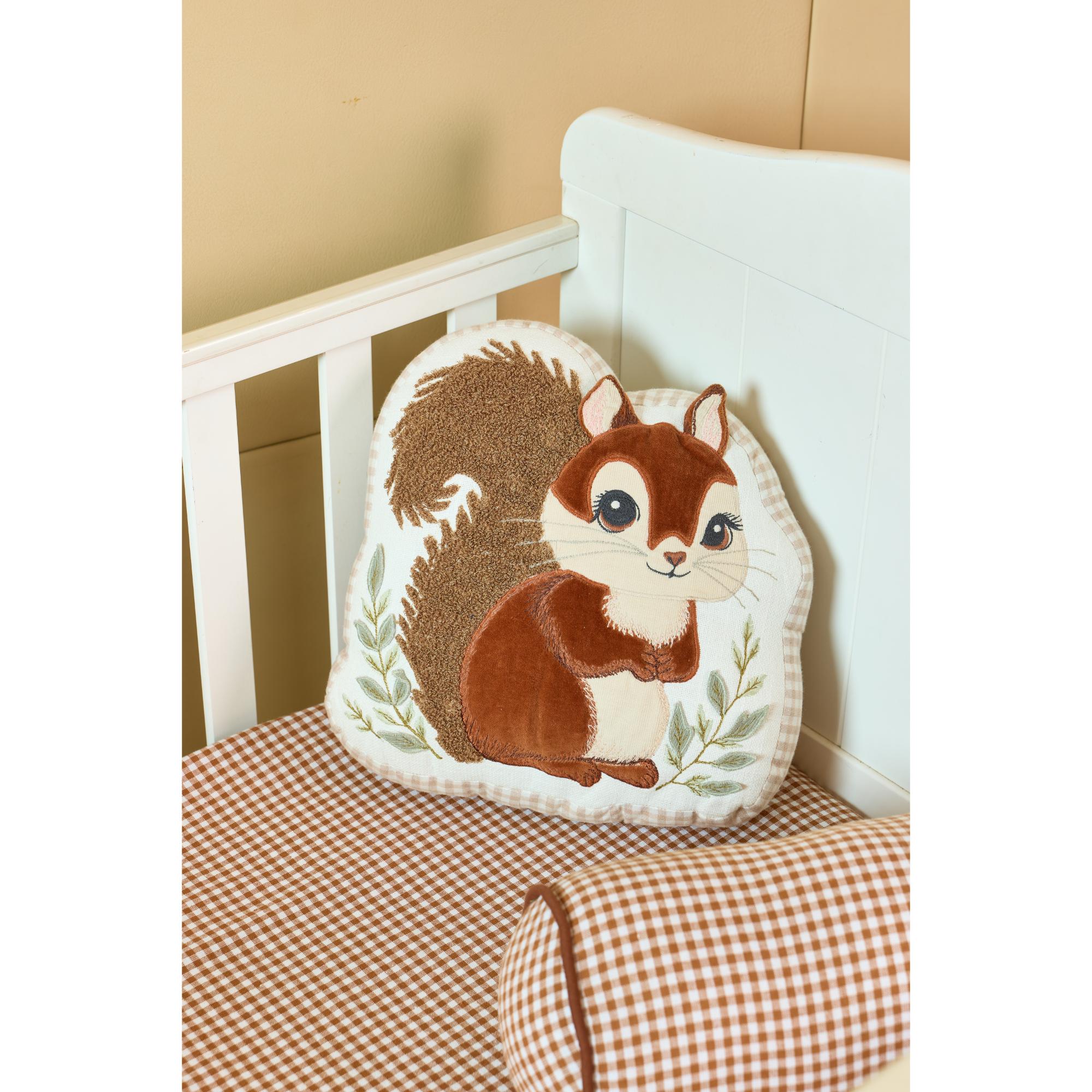 Quirky Squirrel Shaped Cushion