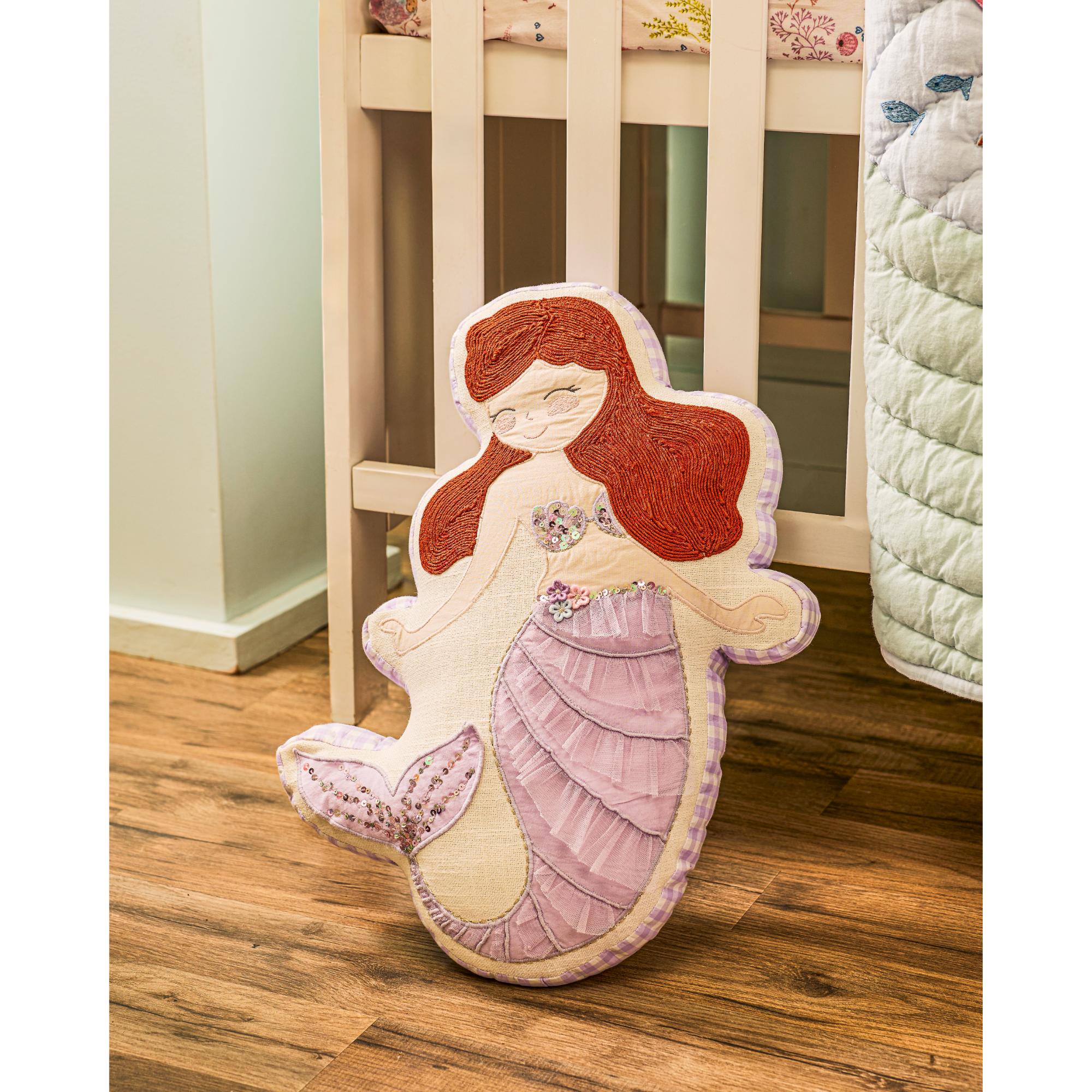 Mermaid Shaped Cushion